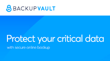 Sharp-aX recommends BackupVault – the automatic way to back up your data