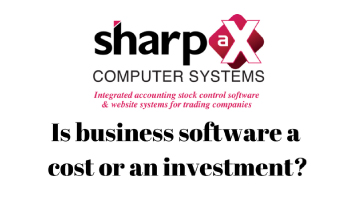 Do you think of your business software as a cost or as an investment?