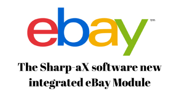 The Sharp-aX software new integrated eBay Module