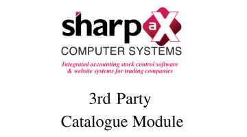 The Sharp-aX 3rd Party Catalogue Module