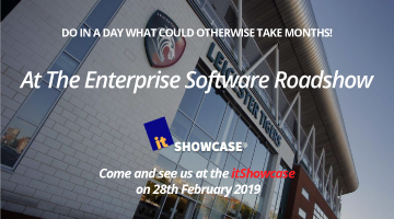 Come and see us at the itShowcase  on 28th February 2019