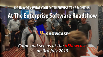 Come and see us at the itShowcase on 3rd July 2019